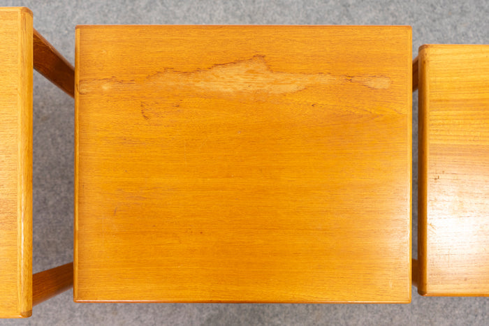 Teak Nesting Tables - (D1344)