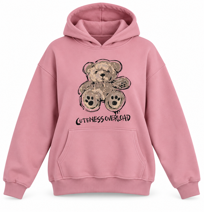 Teddy Bear Graphic Hoodie