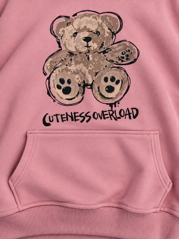 Teddy Bear Graphic Hoodie