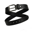 Textured Formal Belt With Metal Pin Buckle