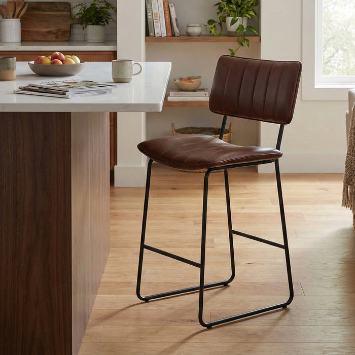 Tribeca Brown 24" Counter Stool
