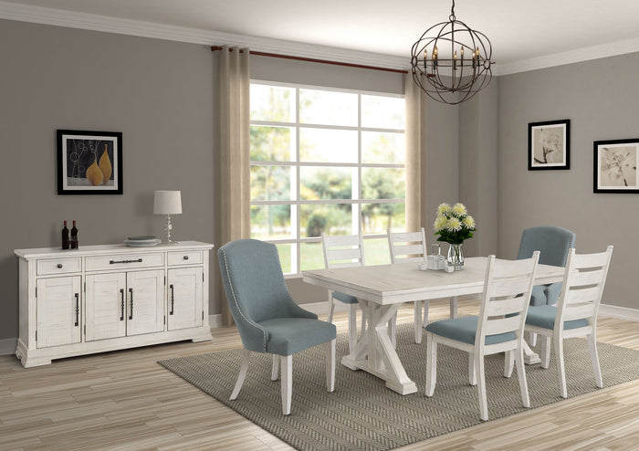 Trina White Host Chair