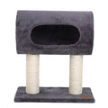 Tubey Cat Tree Scratcher and Tunnel - Grey Charlie's Pet Products