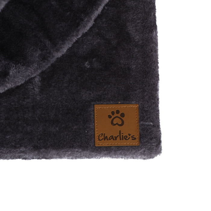 Tunnel 3-Tier Cat Tree with Mouse Toy - Charcoal Charlie's Pet Products
