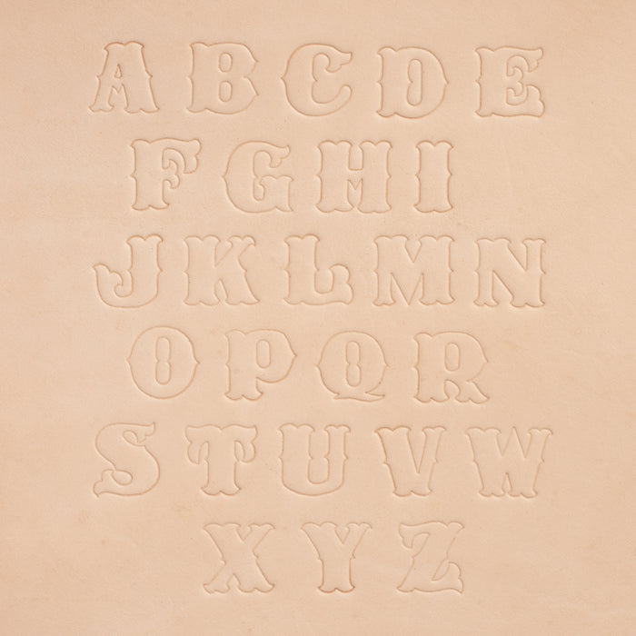 Uppercase Alphabet Stamping Set, 1"