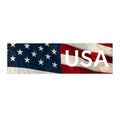 USA Flag Bumper Sticker — Patriotic American Flag Decal