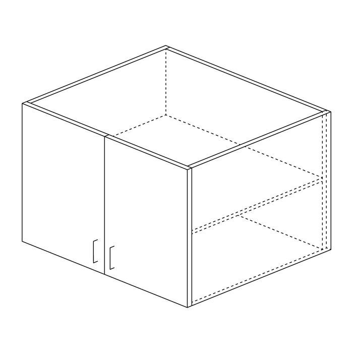 Wall Cabinet: 15"H x 12"D