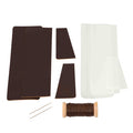 Wallet and Cardholder Leathercrafting Kit, Brown