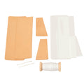 Wallet and Cardholder Leathercrafting Kit, Natural
