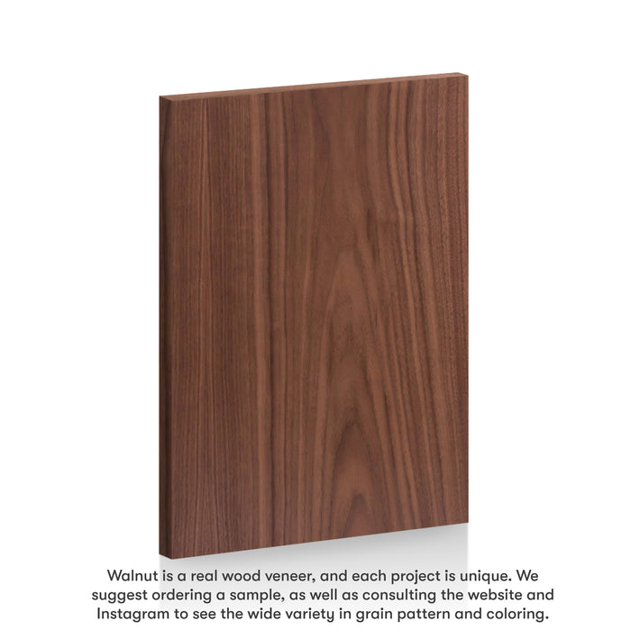 Walnut Slab Door for Akurum (Horizontal Grain) 11 27/32" 23 7/8"