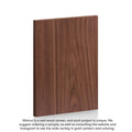 Walnut Slab Door for Akurum (Vertical Grain) 11 27/32" 23 7/8"