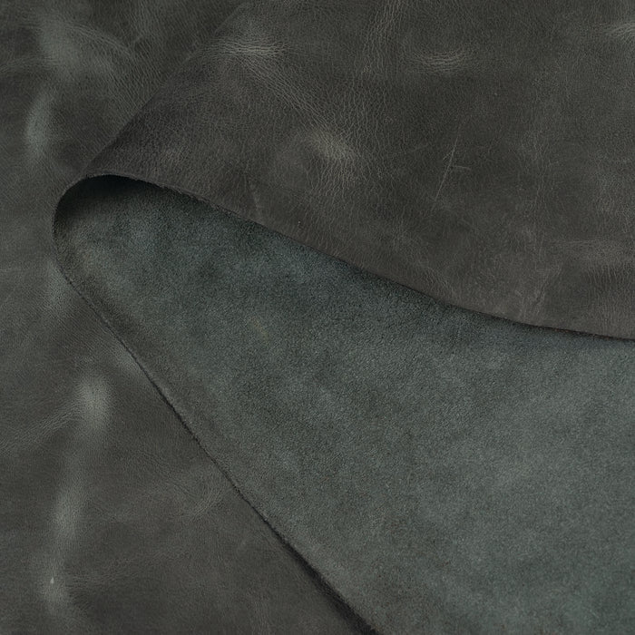 Water Buffalo Leather, Crazy Horse, Side