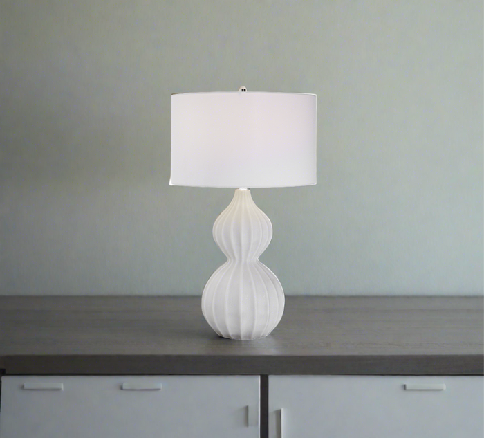 White Curve Table Lamp