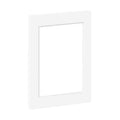 White Supermatte Glass Ready Shaker Door for Sektion 12" 30" Glass-ready