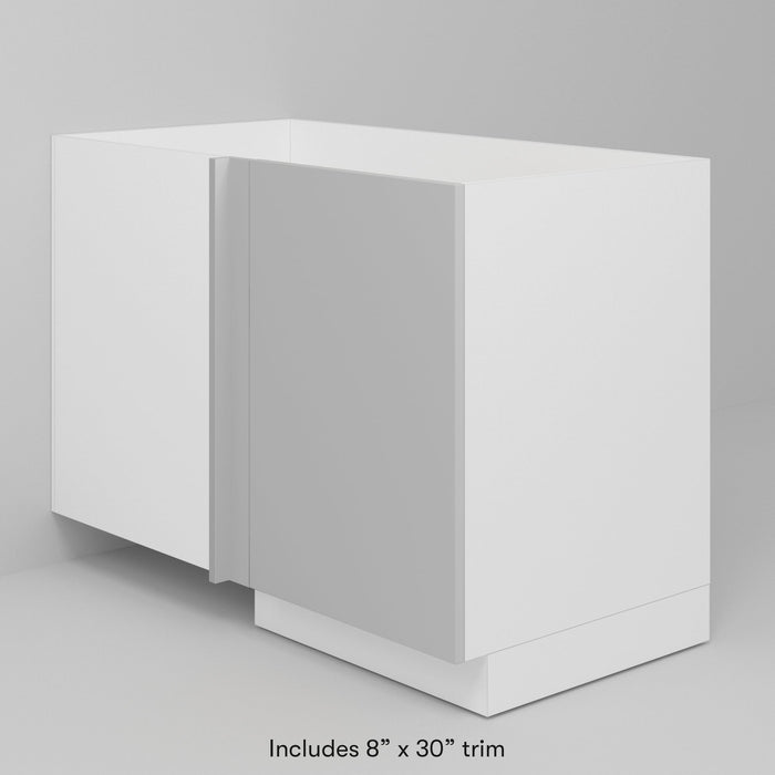 White Supermatte Slab Door for Sektion