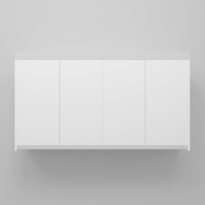 White Supermatte Slab Trim for Akurum