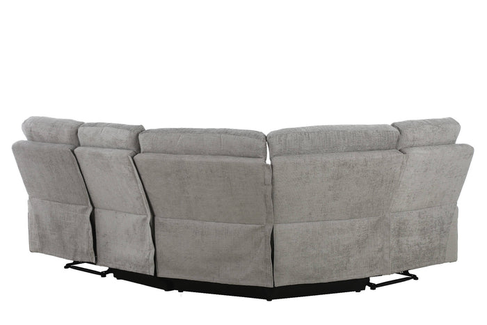 Wilbur Manual Recliner Fabric Corner Sofa | VIDA Living
