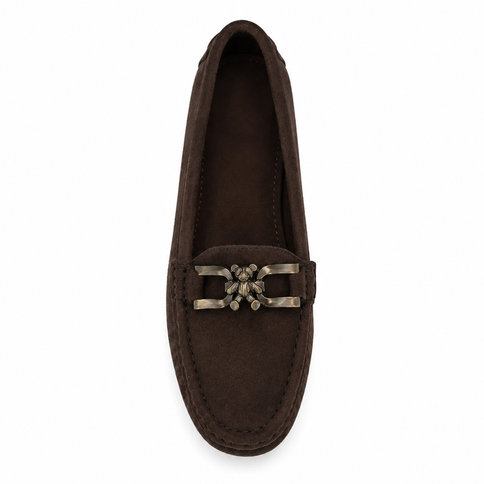 Women Decorative Loafers With Metal Detail