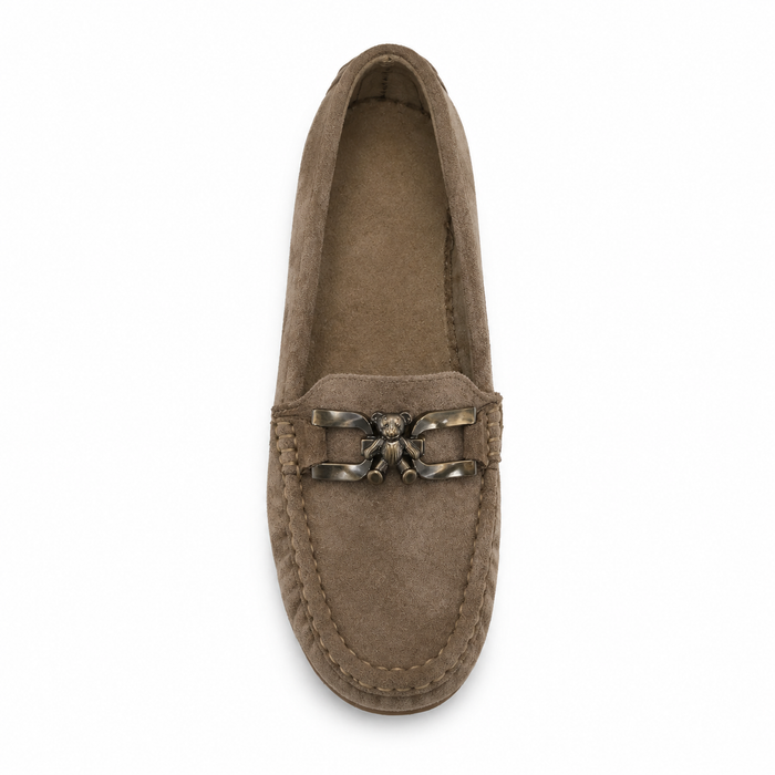 Women Decorative Loafers With Metal Detail