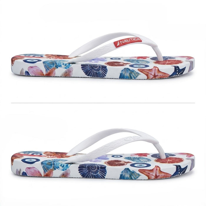 Women Floral And Evil Eye Print Flip Flop Slipper