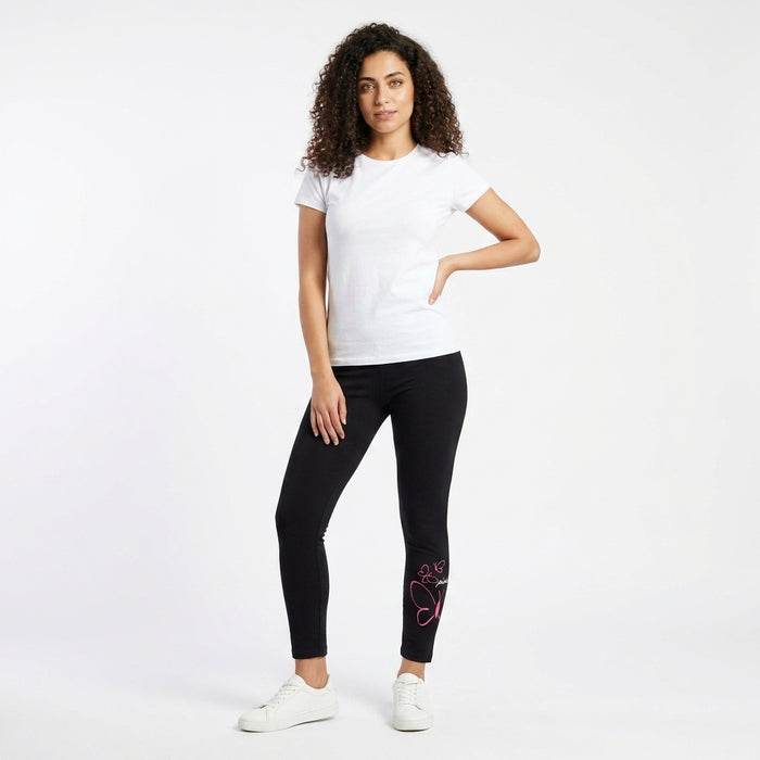 Women Full Length Butterfly Print Leggings