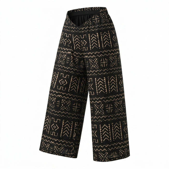 Women Printed Wide Leg Pants