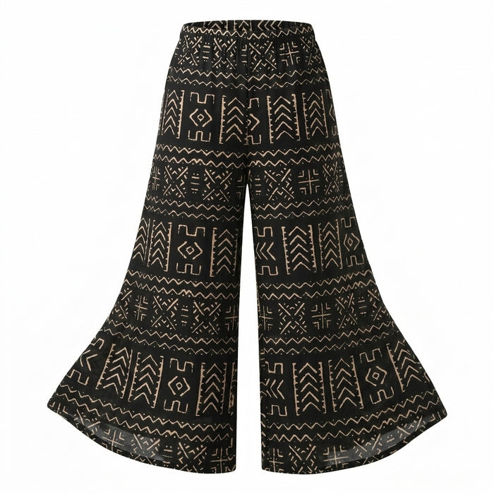 Women Printed Wide Leg Pants