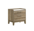 Woodhawk 2 Drawer Nightstand
